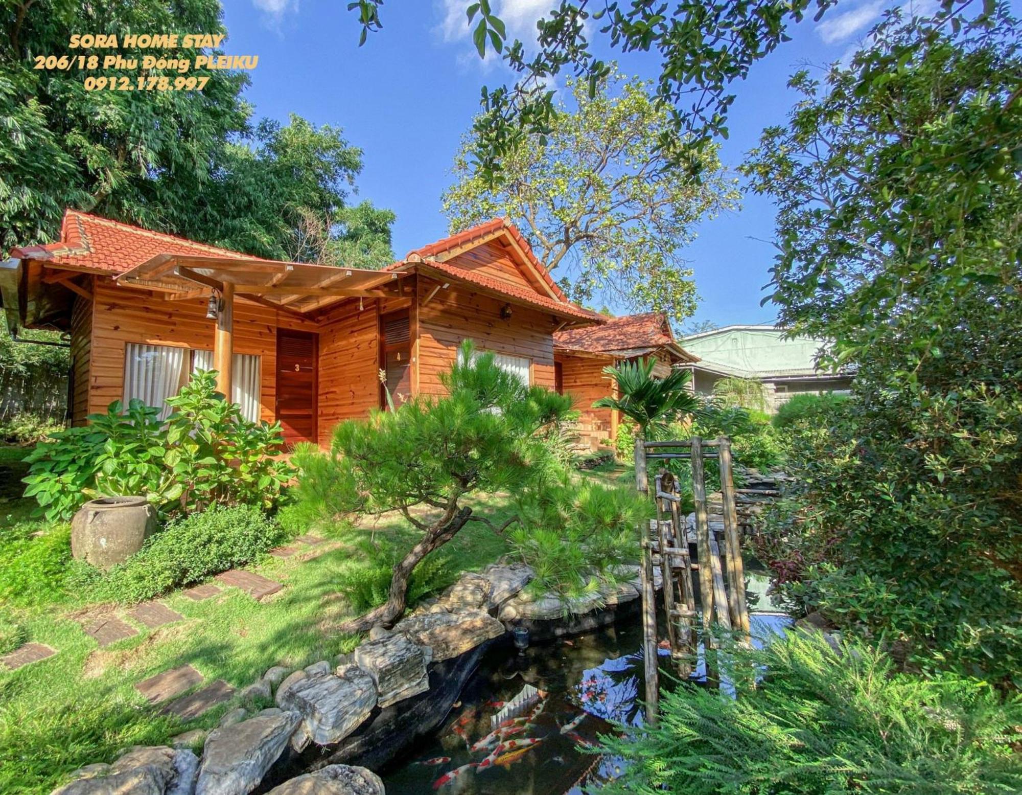 Sora Homestay Pleiku Bagian luar foto